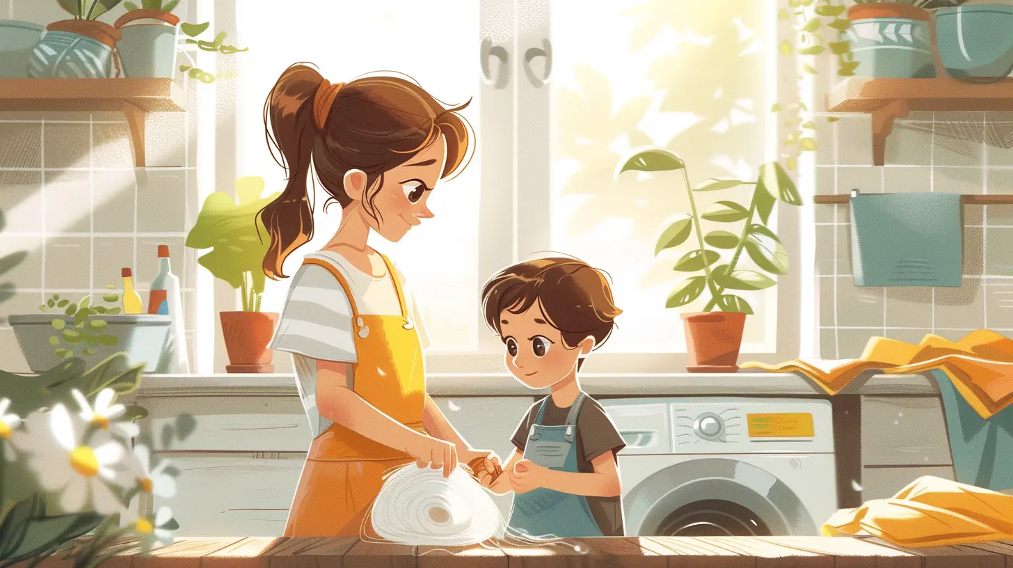 Chore Time as an Opportunity for Family Bonding