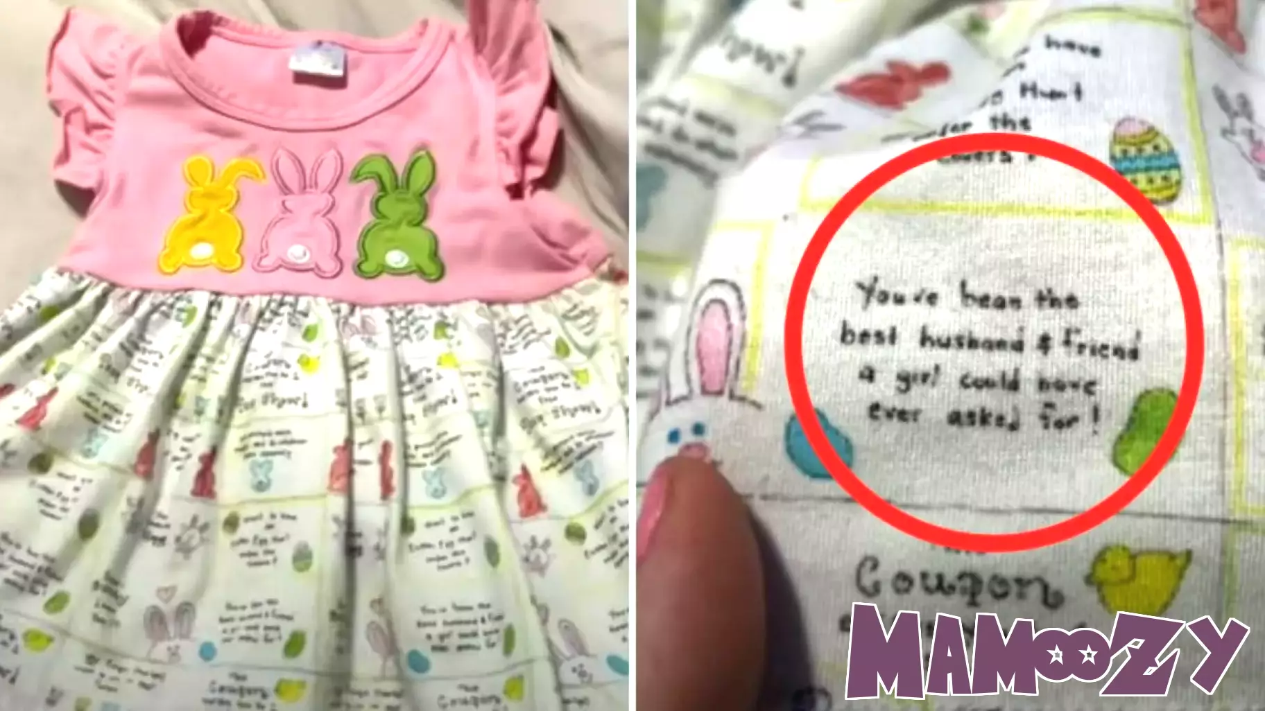 Disturbing Hidden Messages Discovered in Child's Dress