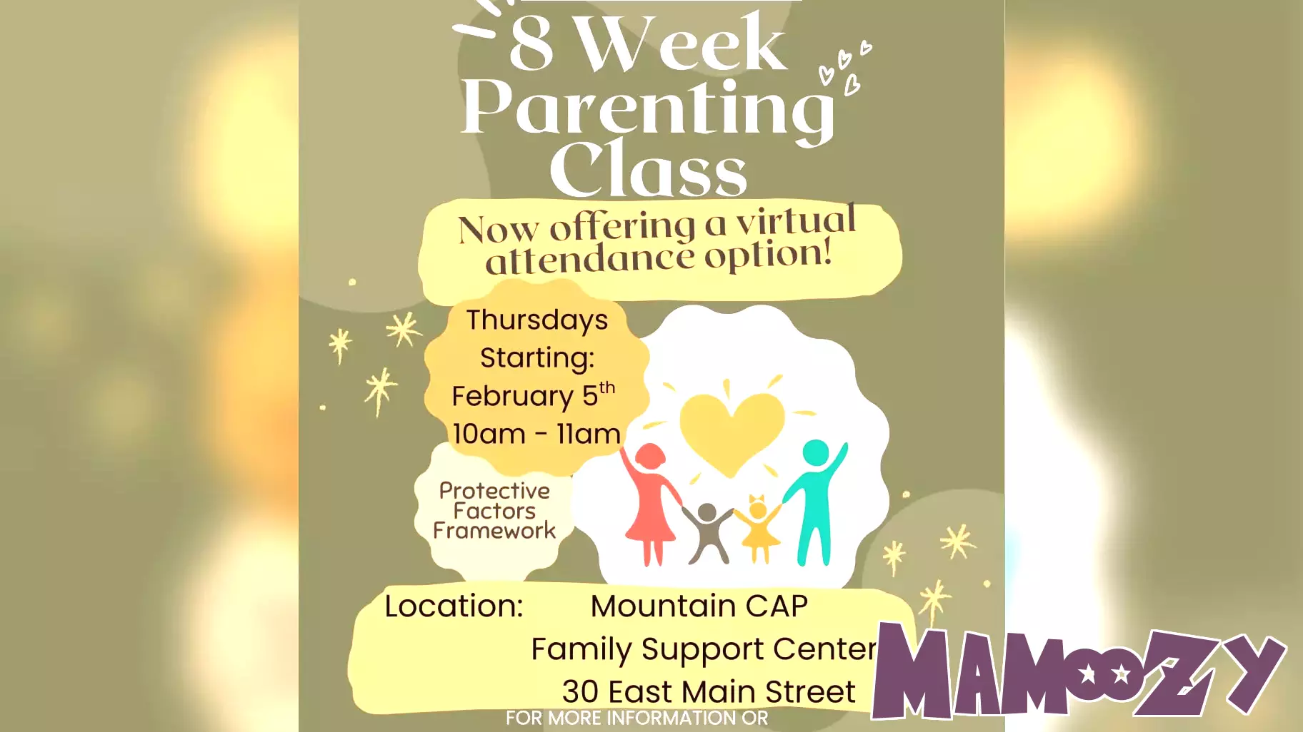 Mountain CAP to offer free 8-week parenting class starting in February
