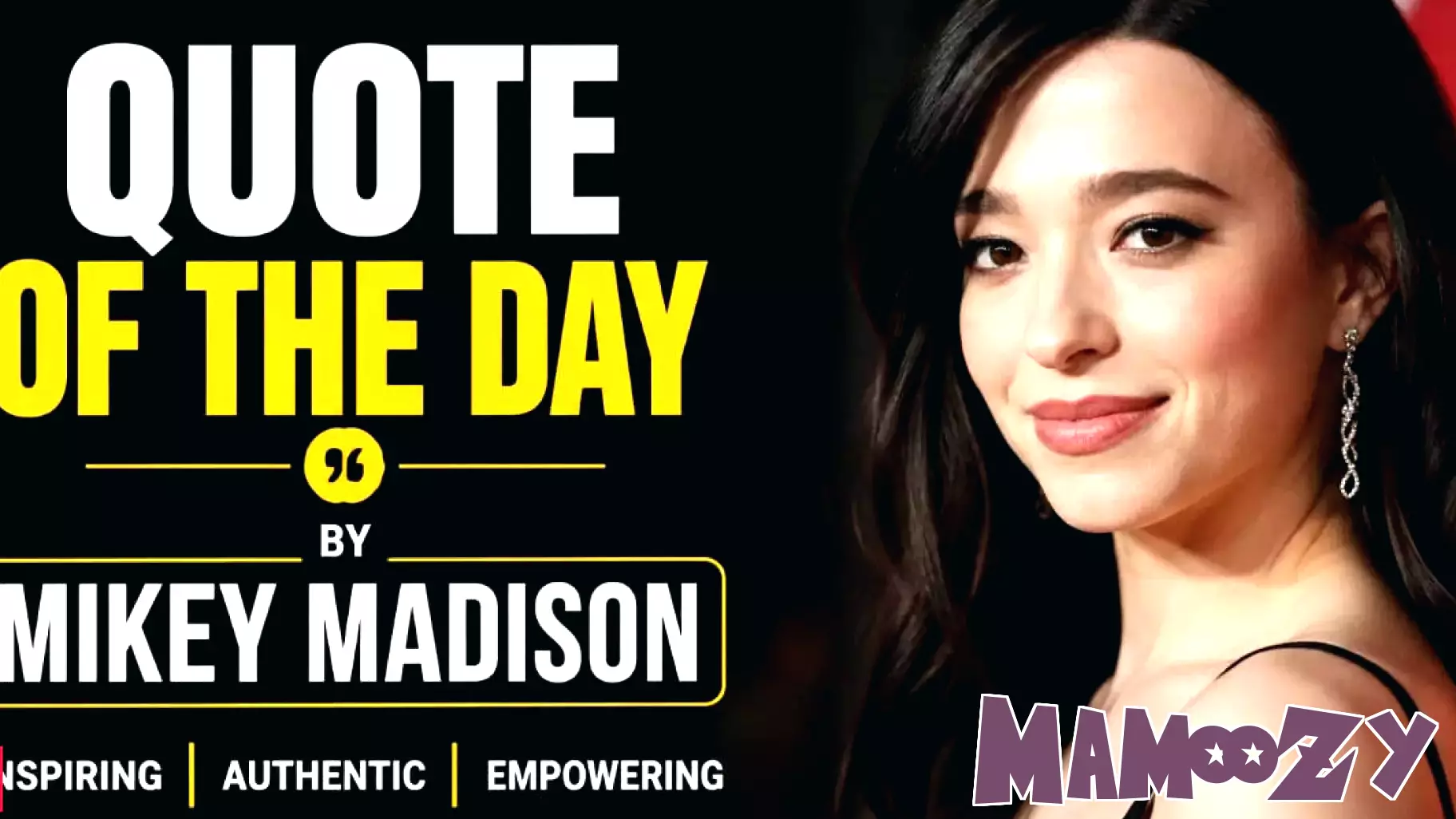 Quote of the Day by Mikey Madison: 'I read somewhere that your voice towards your children becomes their i