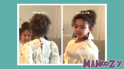 Little Girl's Hilarious Imitation of Mom Goes Viral