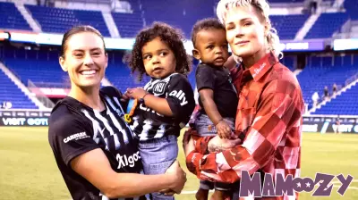 Soccer star Ashlyn Harris talks 'co-parenting' with ex Ali Krieger: 'I respect her as a mom'